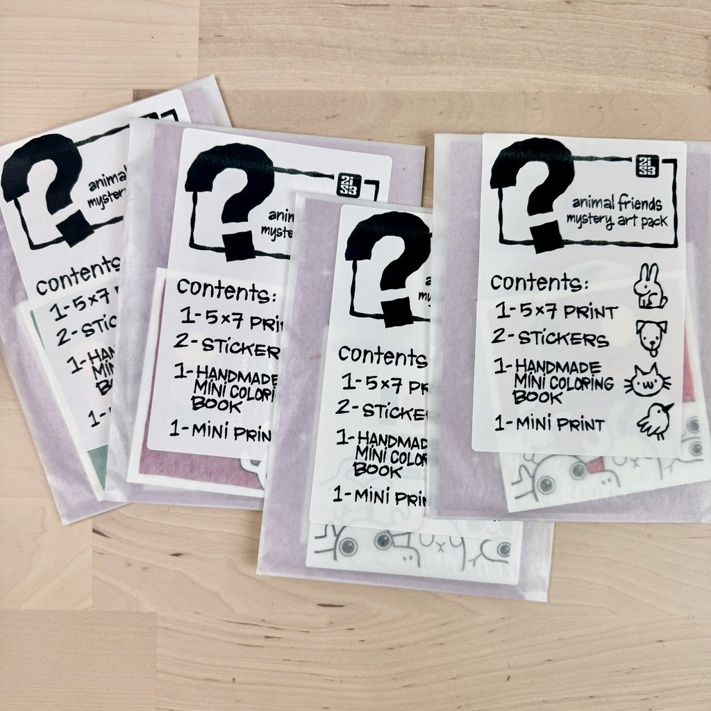 Animal Friends Mystery Art Pack!