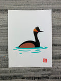 Original artwork of a bird I saw in the Salton Sea.