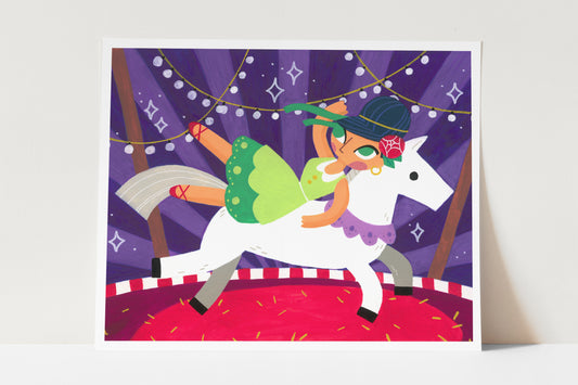"Horse Rider" Original Art Print