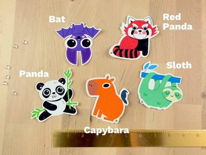 Rainforest Friends Waterproof Matte Stickers