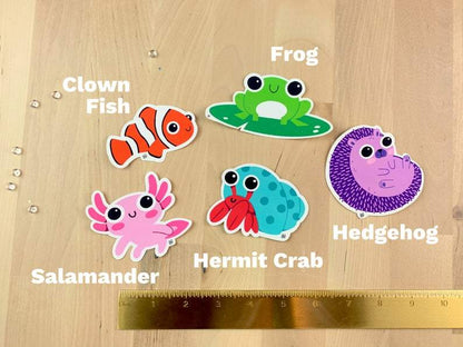 Pet Friends Waterproof Matte Stickers