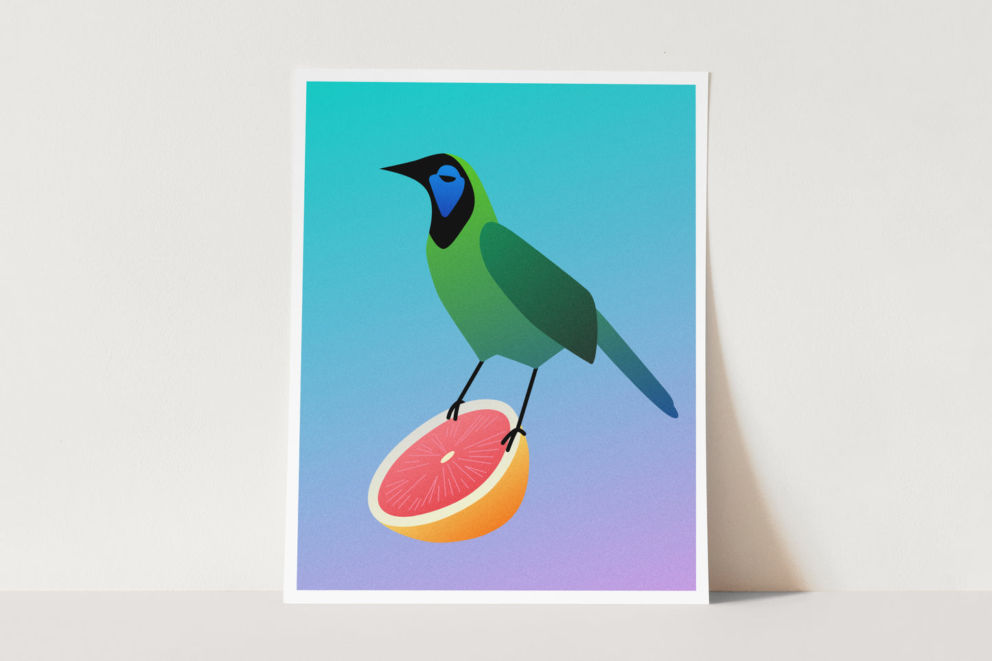 "Green Jay" Print | Digital Illustration